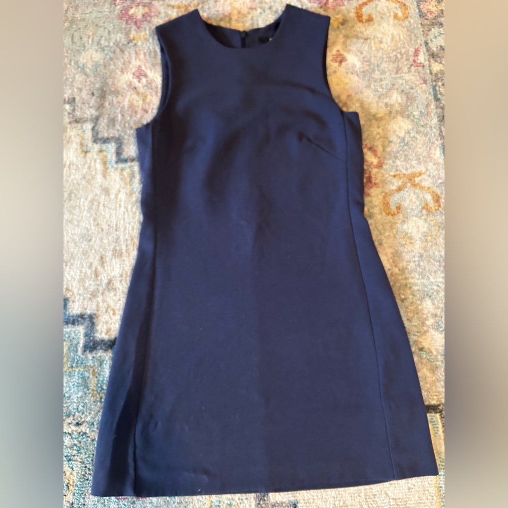 H&M Navy Sleeves Dress